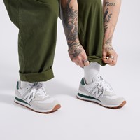 Baskets 574 gris et vert pour hommes Alternate View