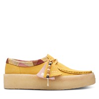 Chaussures style mocassin Wallabee Cup jaunes pour femmes