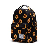 Sunflower Print Miller Backpack in Black/Yellow Alternate View