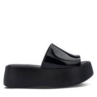 Sandales à plateforme Becky noires pour femmes