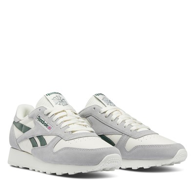 Baskets Classic Leather gris et craie pour hommes Alternate View