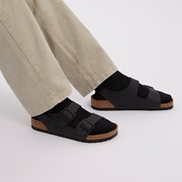 Men's Milano Sandals in Black Alternate View