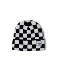 Checkered Polson Beanie in Black/White Alternate View