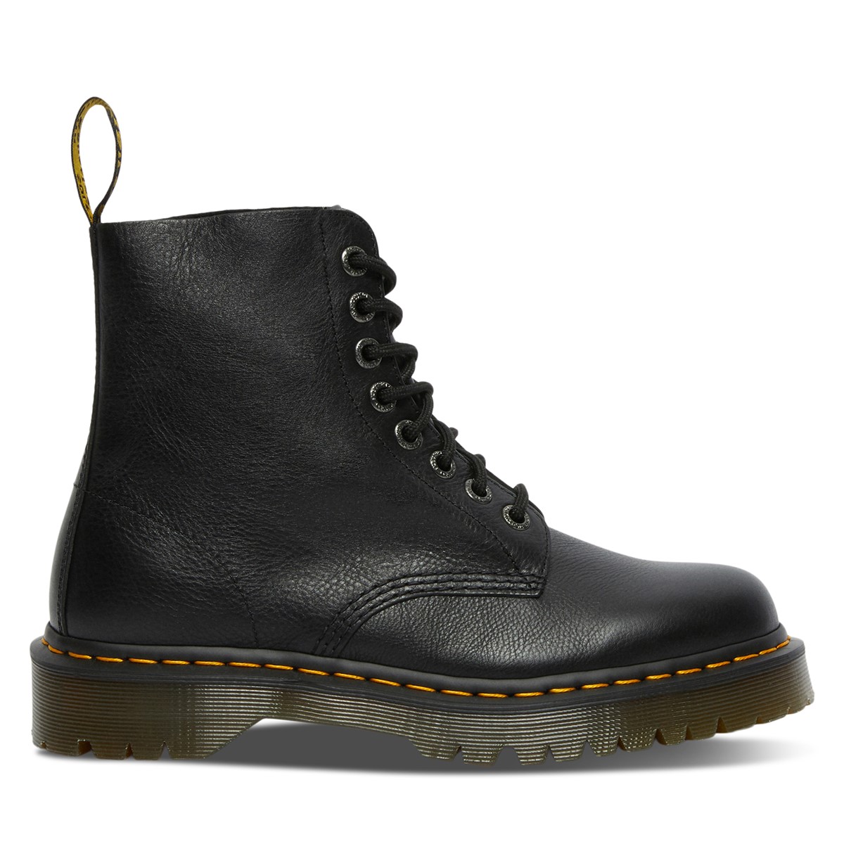 Men's 1460 Pascal Bex Pisa Lace-Up Boots in Black | Little Burgundy