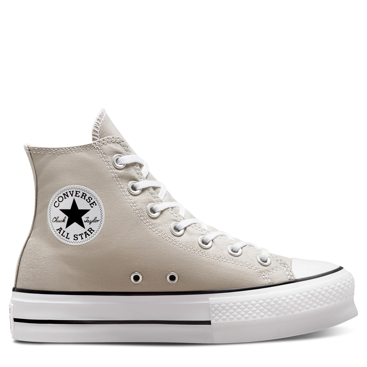 Women's Chuck Taylor All Star Lift Hi Sneakers in Taupe
