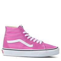 Tapered Sk8-Hi Sneakers in Pink/White