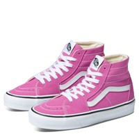 Tapered Sk8-Hi Sneakers in Pink/White Alternate View