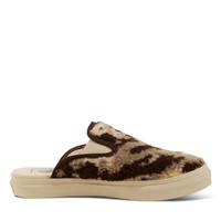 Sherpa Camouflage Mules in Brown/Beige