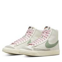 Men's Blazer Mid '77 Vintage Hi Sneakers in Chalk/Green/Pink Alternate View