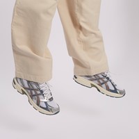Men's Gel-1130 Sneakers in White/Silver/Red Alternate View