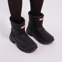 Women's Intreprid Insulated Short Nebula Winter Boots in Black Alternate View