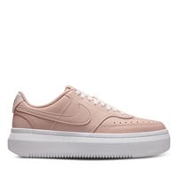 Women's Court Vision Alta Platform Sneakers in White / Pink
