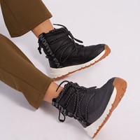 Women's ThermoBall Lace-Up Boots in Black Alternate View