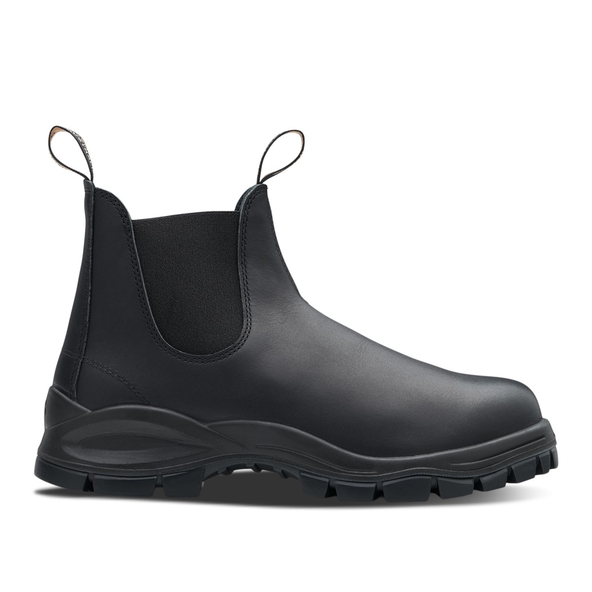 2240 Lug Sole Chelsea Boots in Black