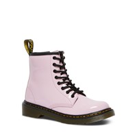 Little Kids' 1460 Patent Leather Boots in Pink Alternate View