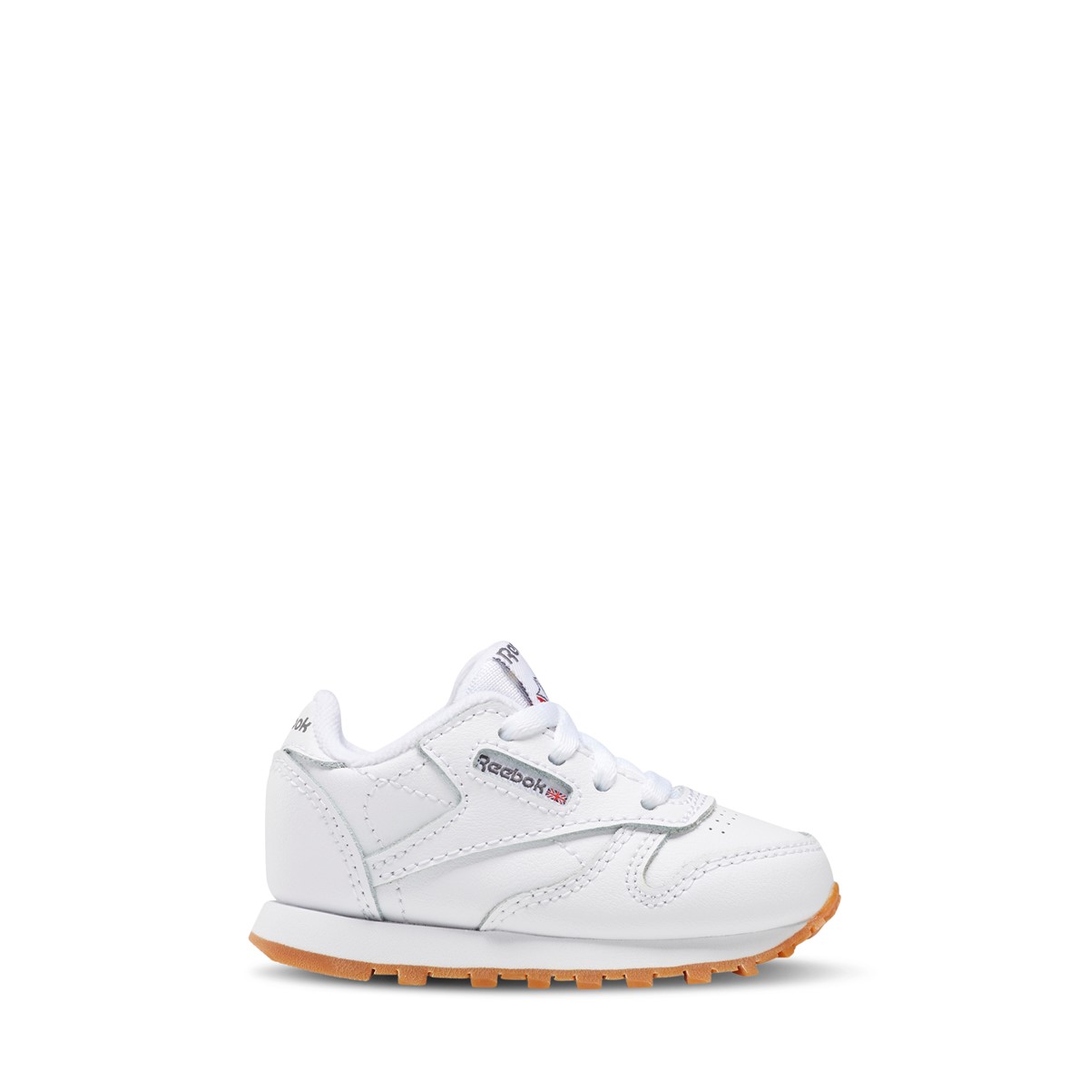Toddler's Classic Leather Sneakers in White