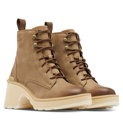 Bottes à talon Hi Line brun pâle pour femmes Alternate View