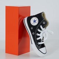 Alternate view of Little Kids' Chuck Taylor All Star Hi Sneakers in Black/White
