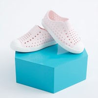 Alternate view of Little Kids' Jefferson Slip-On Shoes in Pink/White