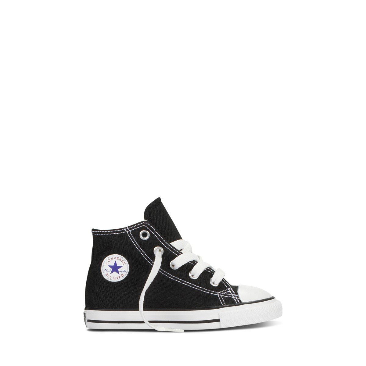 Toddler's Chuck Taylor All Star Hi Sneakers in Black/White | Little Burgundy