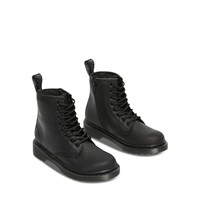 Bottes à lacets 1460 noires doublées de fourrure synthétique pour enfants Alternate View