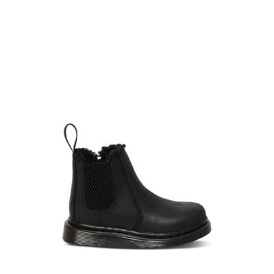 Toddler's 2976 Faux Fur Lined Chelsea Boots in Black