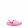 Toddler's Classic Lined Clogs in Taffy Pink