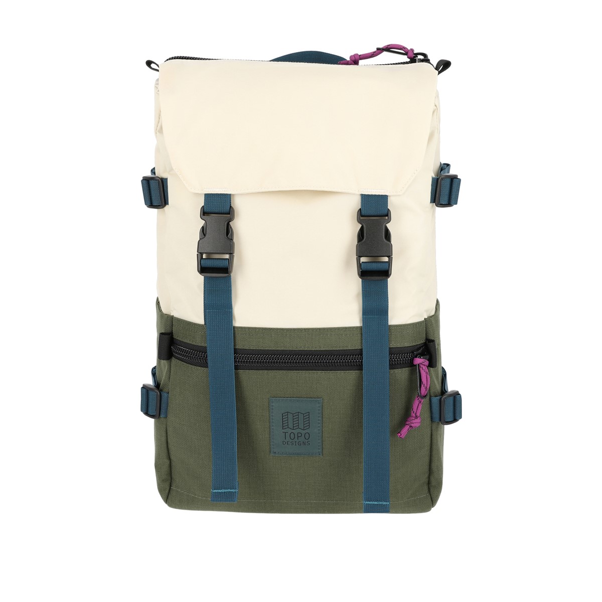 Rover Pack Classic Backpack in White/Green
