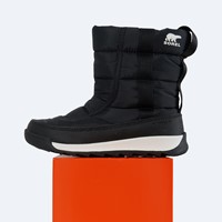 Little Kids' Whitney II Puffy Mid WP Winter Boots in Black Alternate View