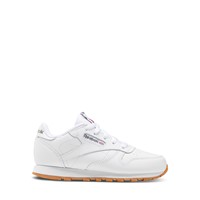 Little Kids' Classic Leather Sneakers in White