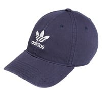 Relaxed Strap-Back Hat in Navy Blue