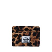 Porte-cartes Charlie en léopard brun et noir