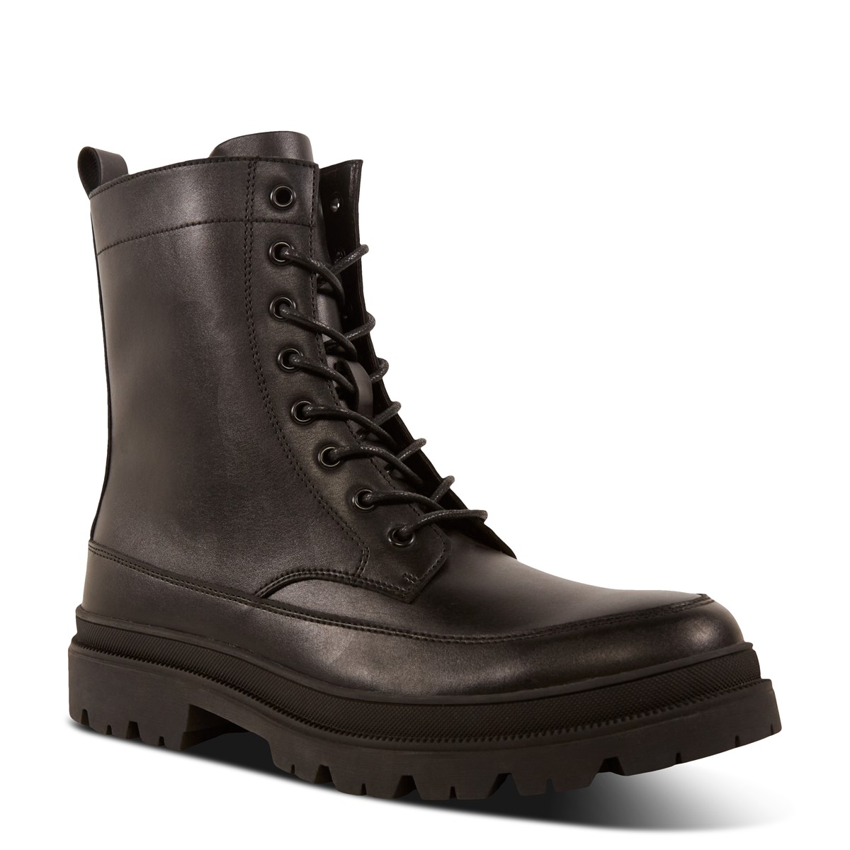 Men's Orion Lace-up Boots in Black | Little Burgundy