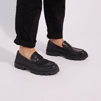 Men's Charles Loafers in Black Alternate View