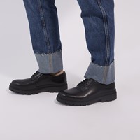 Chaussures à lacets Leroy noires pour hommes Alternate View