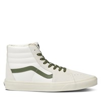 Men's Vintage Pop SK8-Hi Sneakers in Off-White/Green