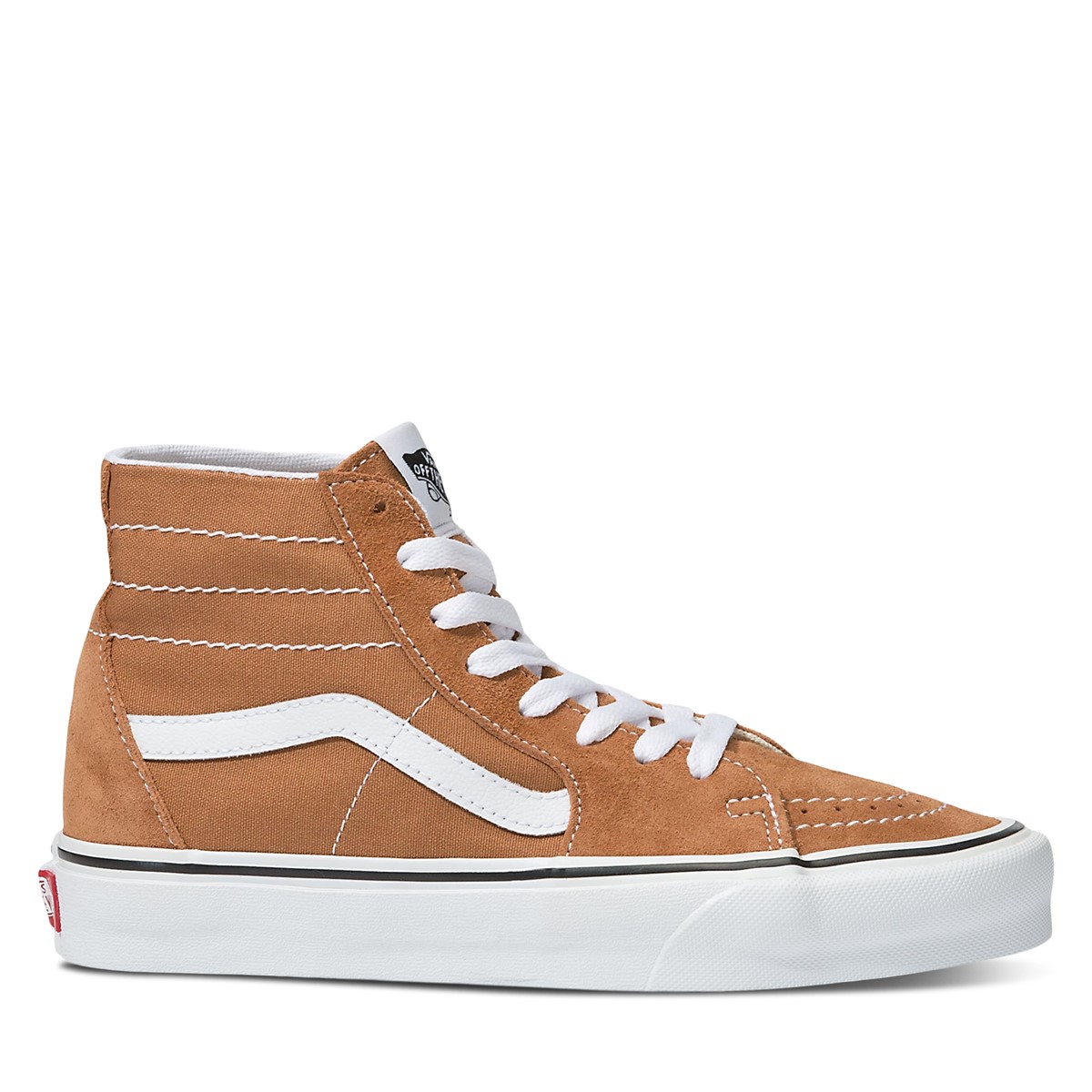 Baskets SK8-Hi Tapered rouille et blanches pour hommes