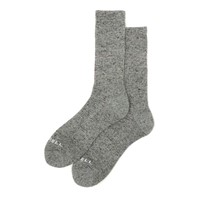Speckled Crew Socks in Grey