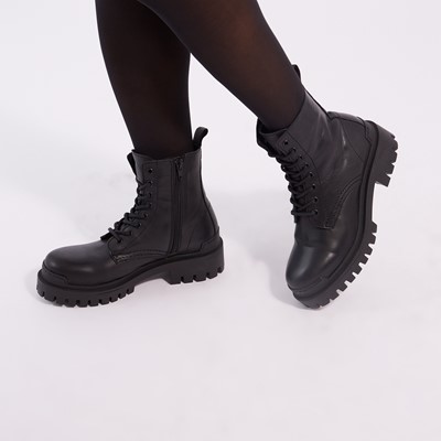 Women's Kyara Lace-up Boots in Black Alternate View