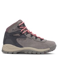 Women's Newton Ridge Plus Waterproof Amped Hiking Boots in Grey/Pink/Black