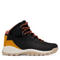 Women's Newton Ridge II Plus Suede Waterproof Hiking Boots in Black/Yellow