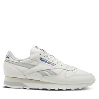 Baskets classiques en cuir craie et gris pour hommes