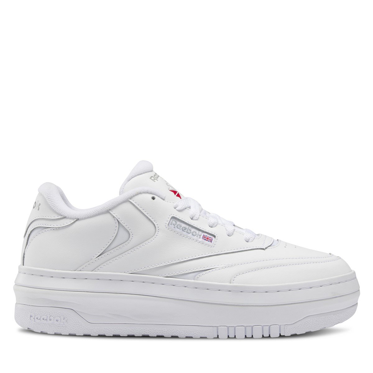 Women's Club C Extra Platform Sneakers in White