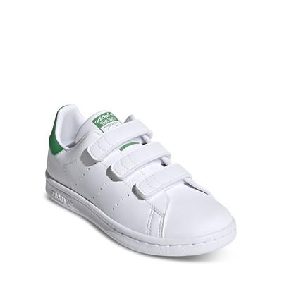 Little Kids' Stan Smith Sneakers in White/Green Alternate View