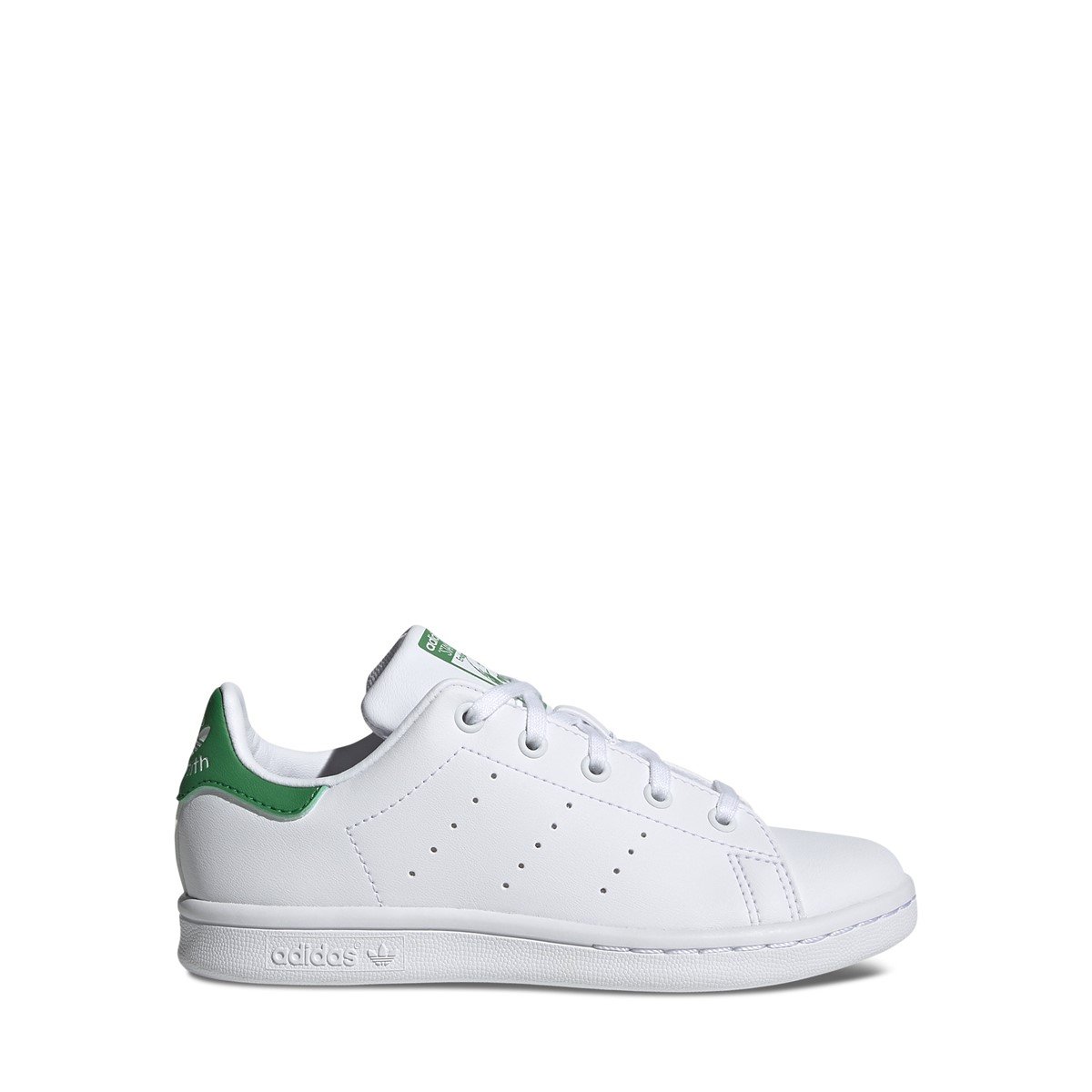 Little Kids' Stan Smith Sneakers in White/Green