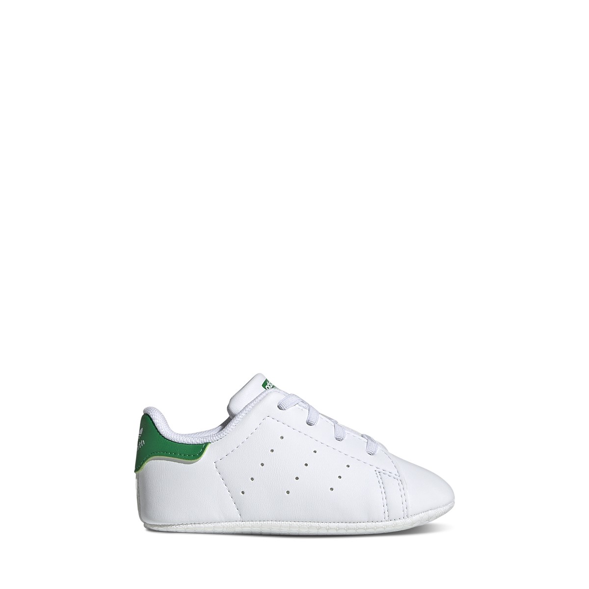 Baby Stan Smith Crib Sneakers in White/Green