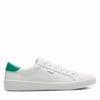Women's Ace Leather Sneakers in White/Green