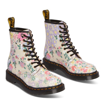 Womens 1460 Pascal Boots in Multicolor Floral Alternate View