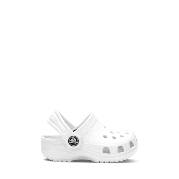 Petites mules blanches pour bébés, taille Baby 2 - Crocs | Little Burgundy Shoes