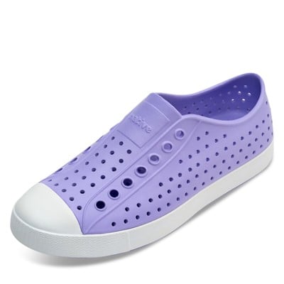 Women's Jefferson Slip-On Shoes in Purple/White Alternate View